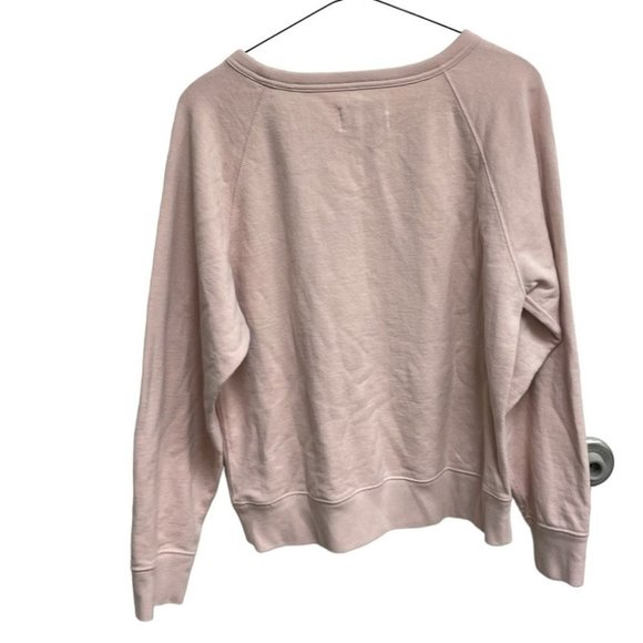 Everlane The ReNew Raglan Sweatshirt in blush cream color size medium - Picture 2 of 6
